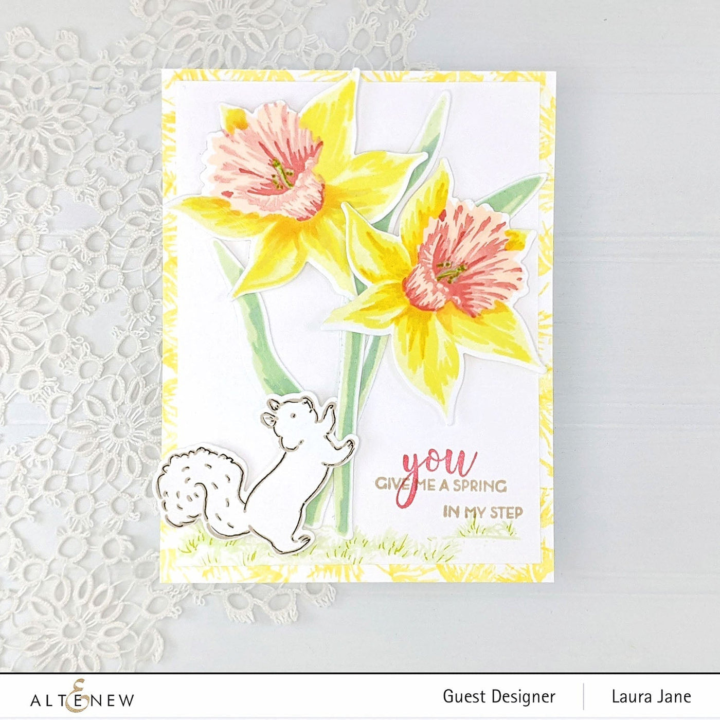 Build-A-Flower Set Build-A-Flower: Narcissus Layering Stamp & Die Set