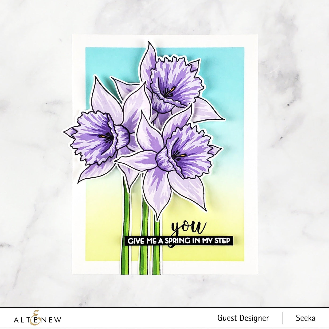 Build-A-Flower Set Build-A-Flower: Narcissus Layering Stamp & Die Set