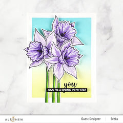 Build-A-Flower Set Build-A-Flower: Narcissus Layering Stamp & Die Set