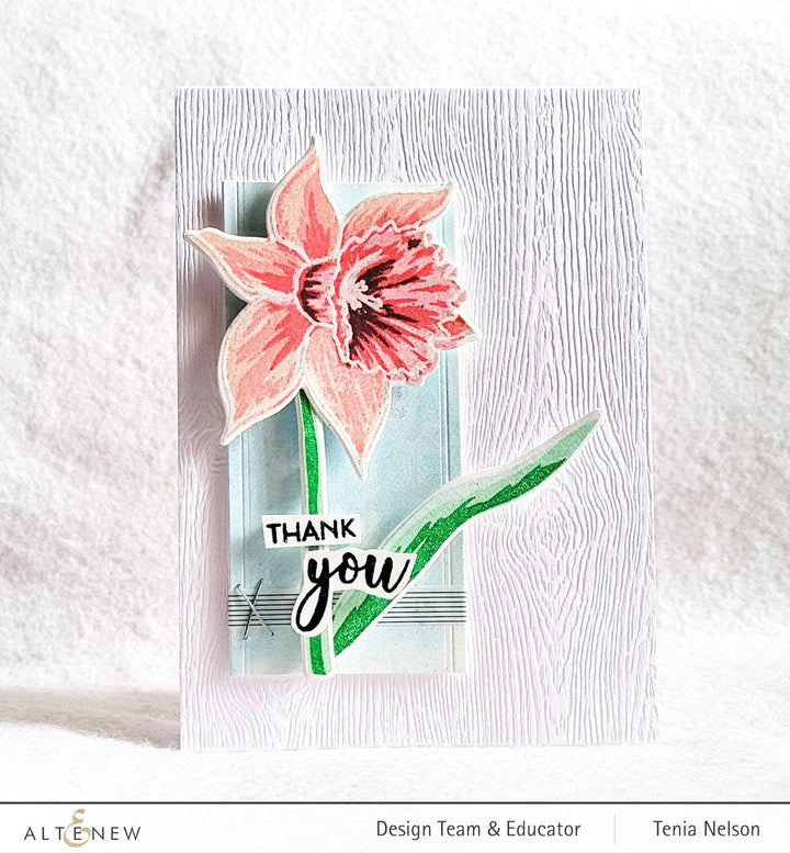 Build-A-Flower Set Build-A-Flower: Narcissus Layering Stamp & Die Set