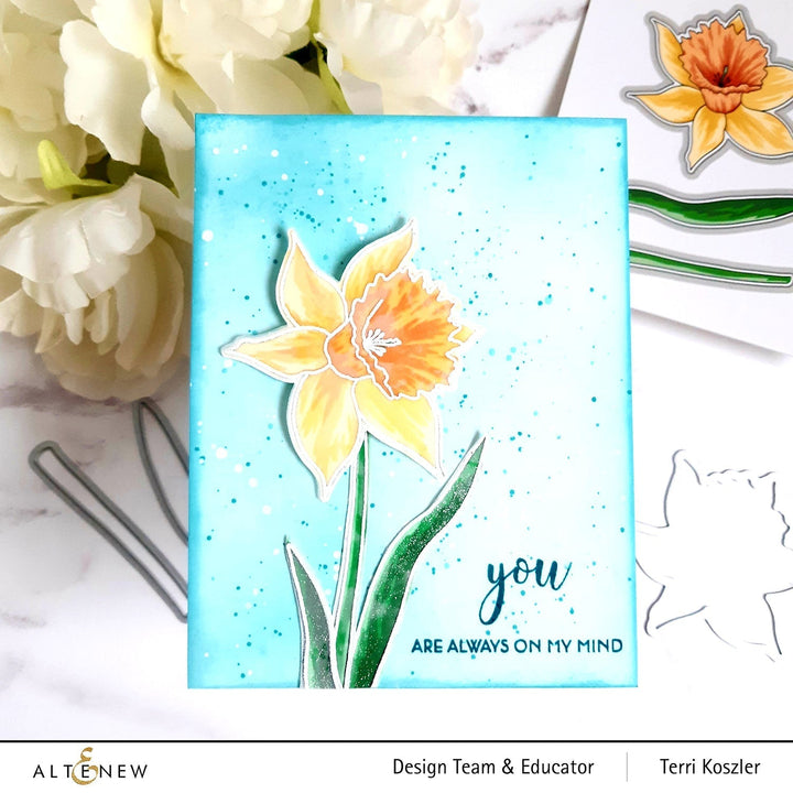 Build-A-Flower Set Build-A-Flower: Narcissus Layering Stamp & Die Set