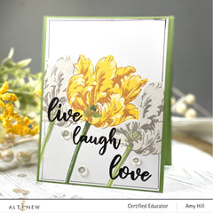 Build-A-Flower Set Build-A-Flower: Parrot Tulips Layering Stamp & Die Set