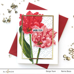 Build-A-Flower Set Build-A-Flower: Parrot Tulips Layering Stamp & Die Set
