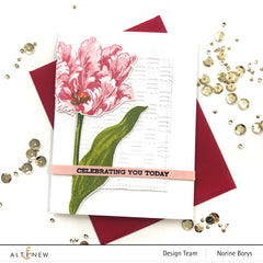 Build-A-Flower Set Build-A-Flower: Parrot Tulips Layering Stamp & Die Set