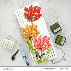 Build-A-Flower Set Build-A-Flower: Parrot Tulips Layering Stamp & Die Set