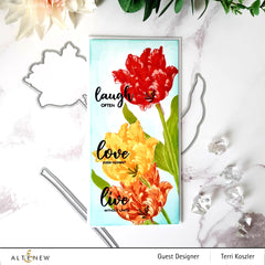 Build-A-Flower Set Build-A-Flower: Parrot Tulips Layering Stamp & Die Set