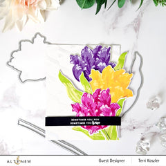 Build-A-Flower Set Build-A-Flower: Parrot Tulips Layering Stamp & Die Set