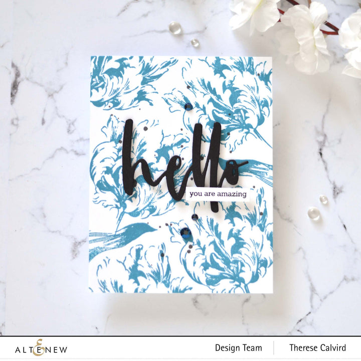 Build-A-Flower Set Build-A-Flower: Parrot Tulips Layering Stamp & Die Set
