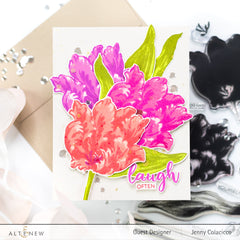 Build-A-Flower Set Build-A-Flower: Parrot Tulips Layering Stamp & Die Set