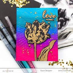Build-A-Flower Set Build-A-Flower: Parrot Tulips Layering Stamp & Die Set