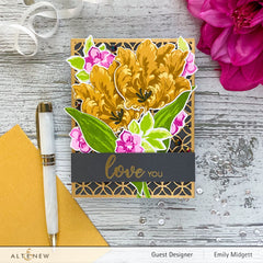 Build-A-Flower Set Build-A-Flower: Parrot Tulips Layering Stamp & Die Set