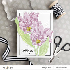 Build-A-Flower Set Build-A-Flower: Parrot Tulips Layering Stamp & Die Set