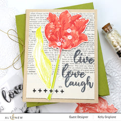 Build-A-Flower Set Build-A-Flower: Parrot Tulips Layering Stamp & Die Set