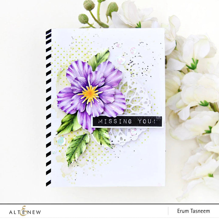 Build-A-Flower Set Build-A-Flower: Peony Blossom Layering Stamp & Die Set