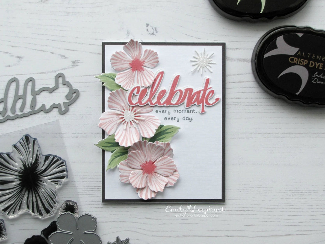 Build-A-Flower Set Build-A-Flower: Peony Blossom Layering Stamp & Die Set