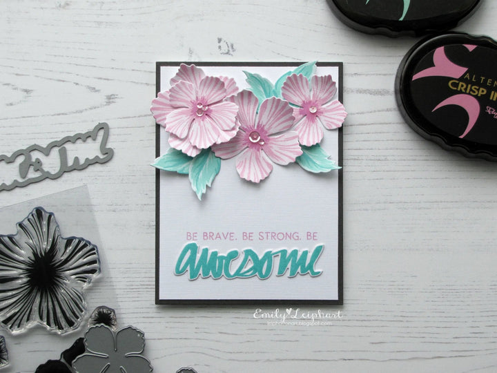 Build-A-Flower Set Build-A-Flower: Peony Blossom Layering Stamp & Die Set