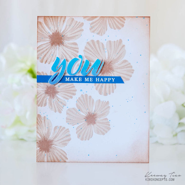 Build-A-Flower Set Build-A-Flower: Peony Blossom Layering Stamp & Die Set