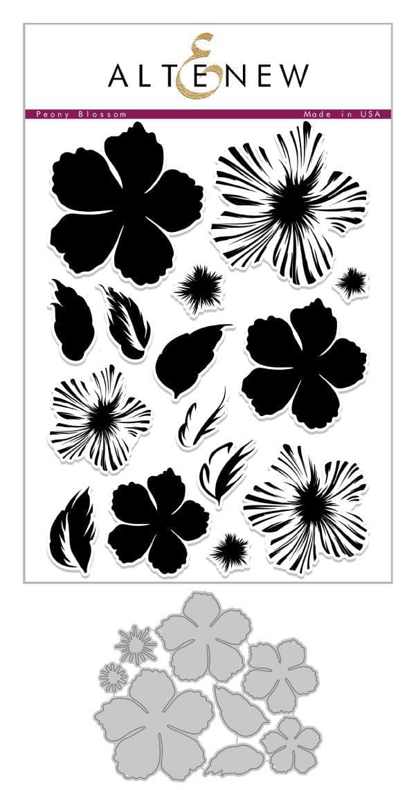Build-A-Flower Set Build-A-Flower: Peony Blossom Layering Stamp & Die Set