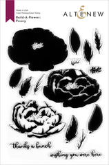 Build-A-Flower Set Build-A-Flower: Peony Layering Stamp & Die Set