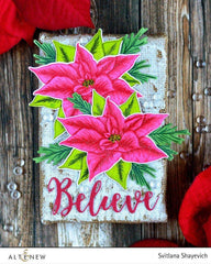 Build-A-Flower Set Build-A-Flower: Poinsettia Layering Stamp & Die Set