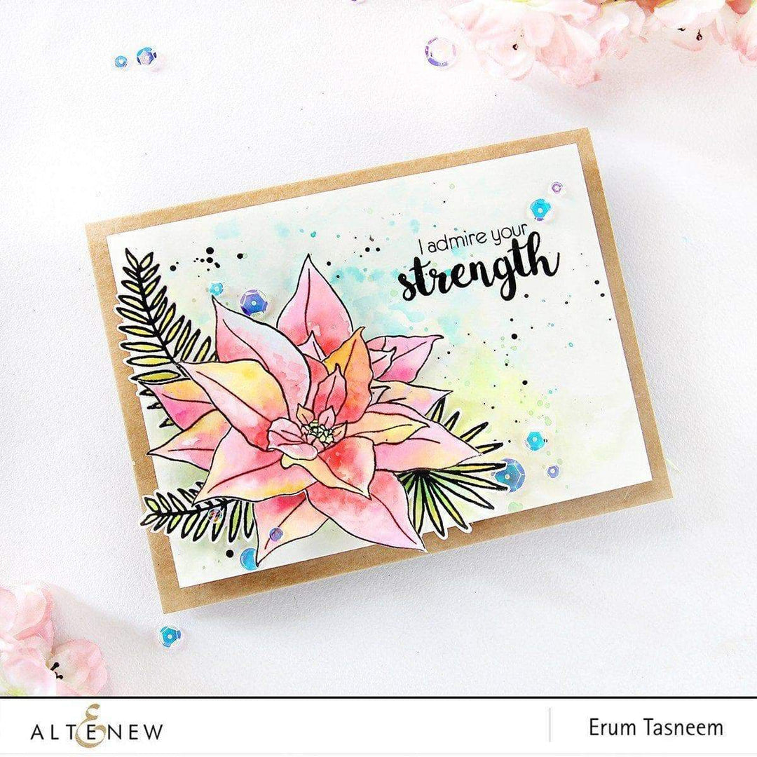Build-A-Flower Set Build-A-Flower: Poinsettia Layering Stamp & Die Set