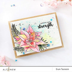 Build-A-Flower Set Build-A-Flower: Poinsettia Layering Stamp & Die Set