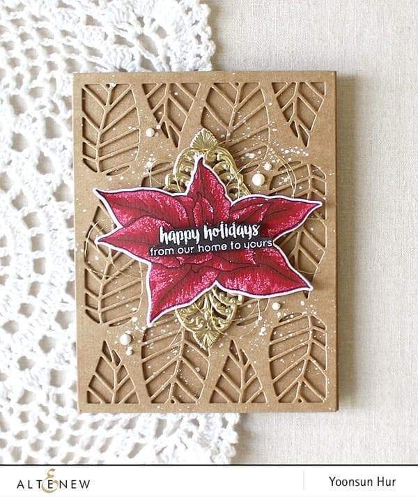 Build-A-Flower Set Build-A-Flower: Poinsettia Layering Stamp & Die Set
