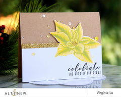 Build-A-Flower Set Build-A-Flower: Poinsettia Layering Stamp & Die Set