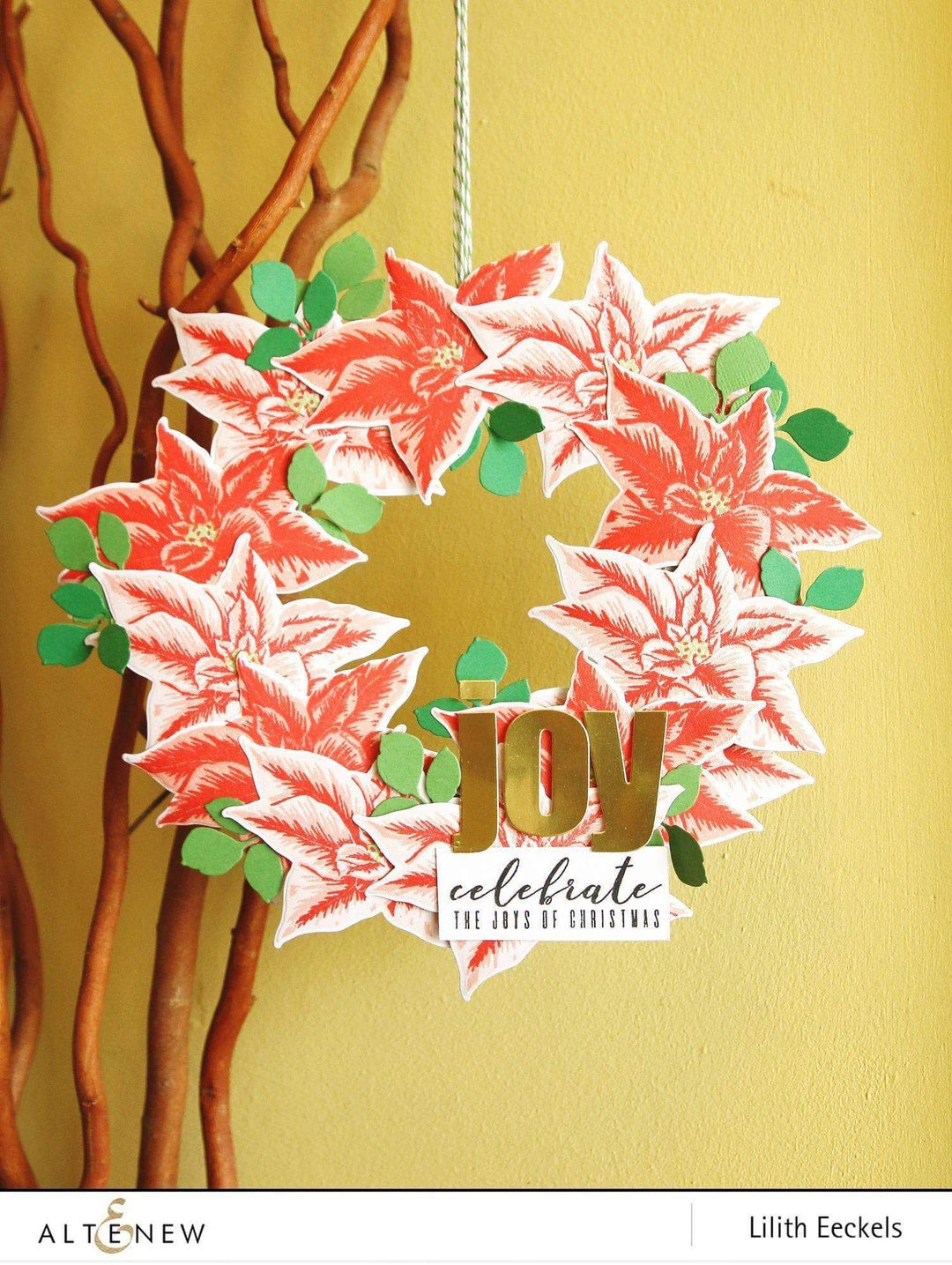 Build-A-Flower Set Build-A-Flower: Poinsettia Layering Stamp & Die Set