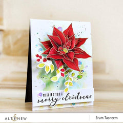 Build-A-Flower Set Build-A-Flower: Poinsettia Layering Stamp & Die Set