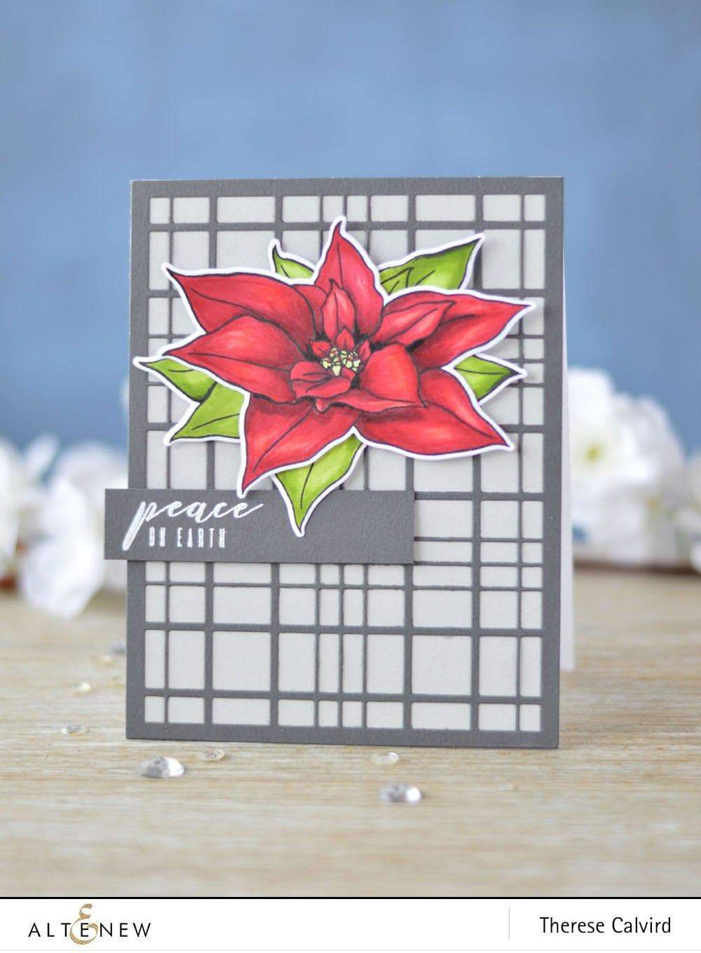 Build-A-Flower Set Build-A-Flower: Poinsettia Layering Stamp & Die Set
