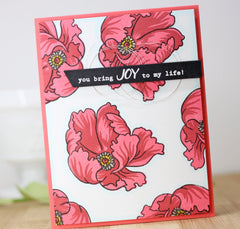 Build-A-Flower Set Build-A-Flower: Poppy Layering Stamp & Die Set