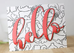 Build-A-Flower Set Build-A-Flower: Poppy Layering Stamp & Die Set