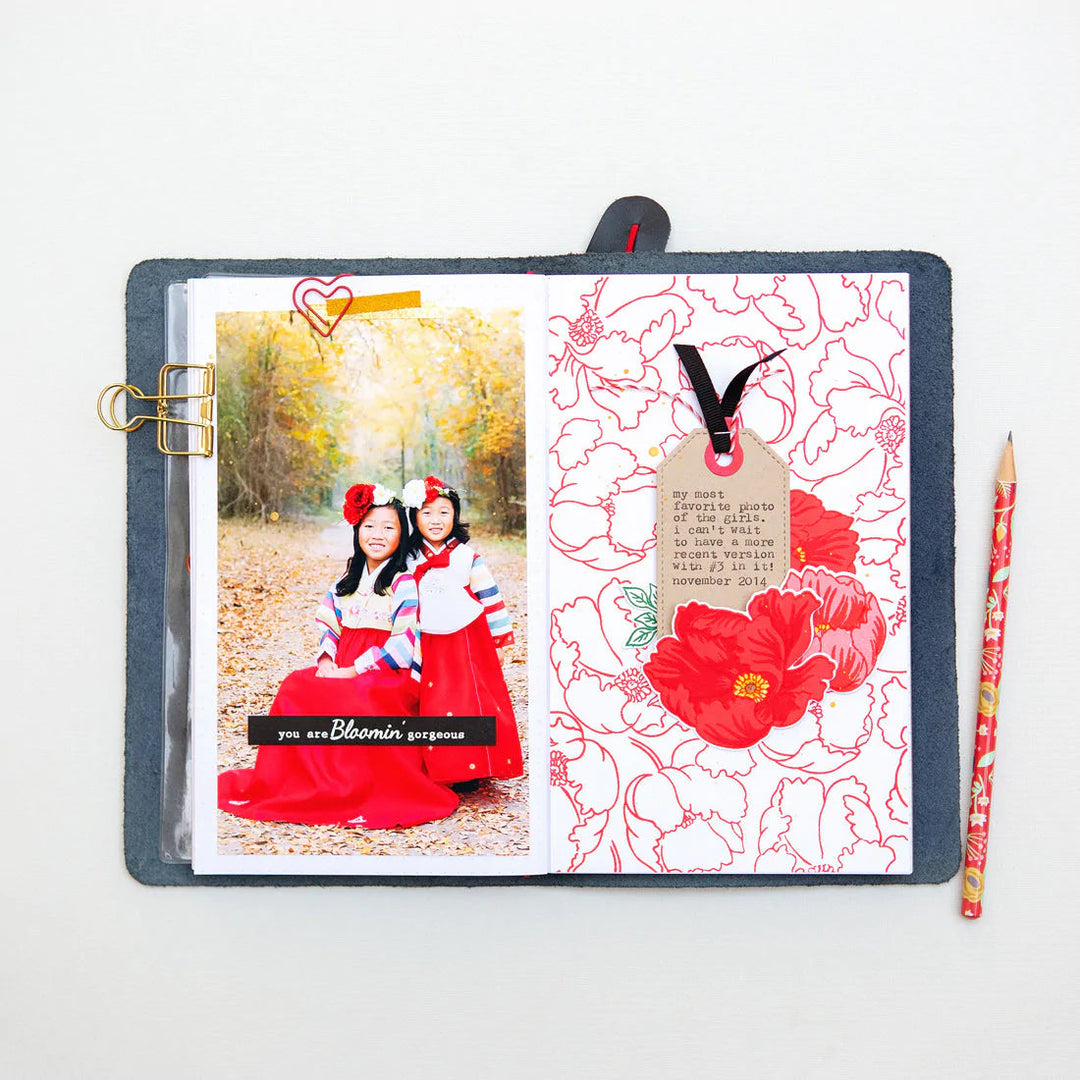 Build-A-Flower Set Build-A-Flower: Poppy Layering Stamp & Die Set