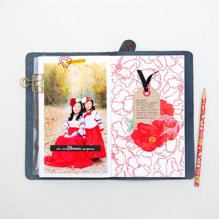 Build-A-Flower Set Build-A-Flower: Poppy Layering Stamp & Die Set