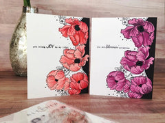 Build-A-Flower Set Build-A-Flower: Poppy Layering Stamp & Die Set