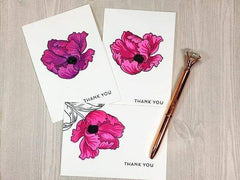 Build-A-Flower Set Build-A-Flower: Poppy Layering Stamp & Die Set