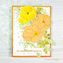 Build-A-Flower Set Build-A-Flower: Poppy Layering Stamp & Die Set