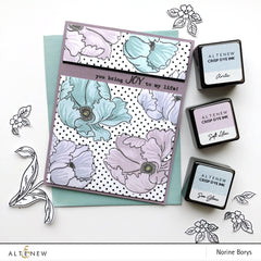 Build-A-Flower Set Build-A-Flower: Poppy Layering Stamp & Die Set