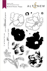 Build-A-Flower Set Build-A-Flower: Poppy Layering Stamp & Die Set