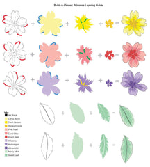 Build-A-Flower Set Build-A-Flower: Primrose Layering Stamp & Die Set
