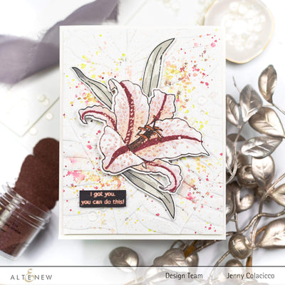 Build-A-Flower Set Build-A-Flower: Queen of the Lilies Layering Stamp & Die Set