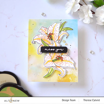 Build-A-Flower Set Build-A-Flower: Queen of the Lilies Layering Stamp & Die Set