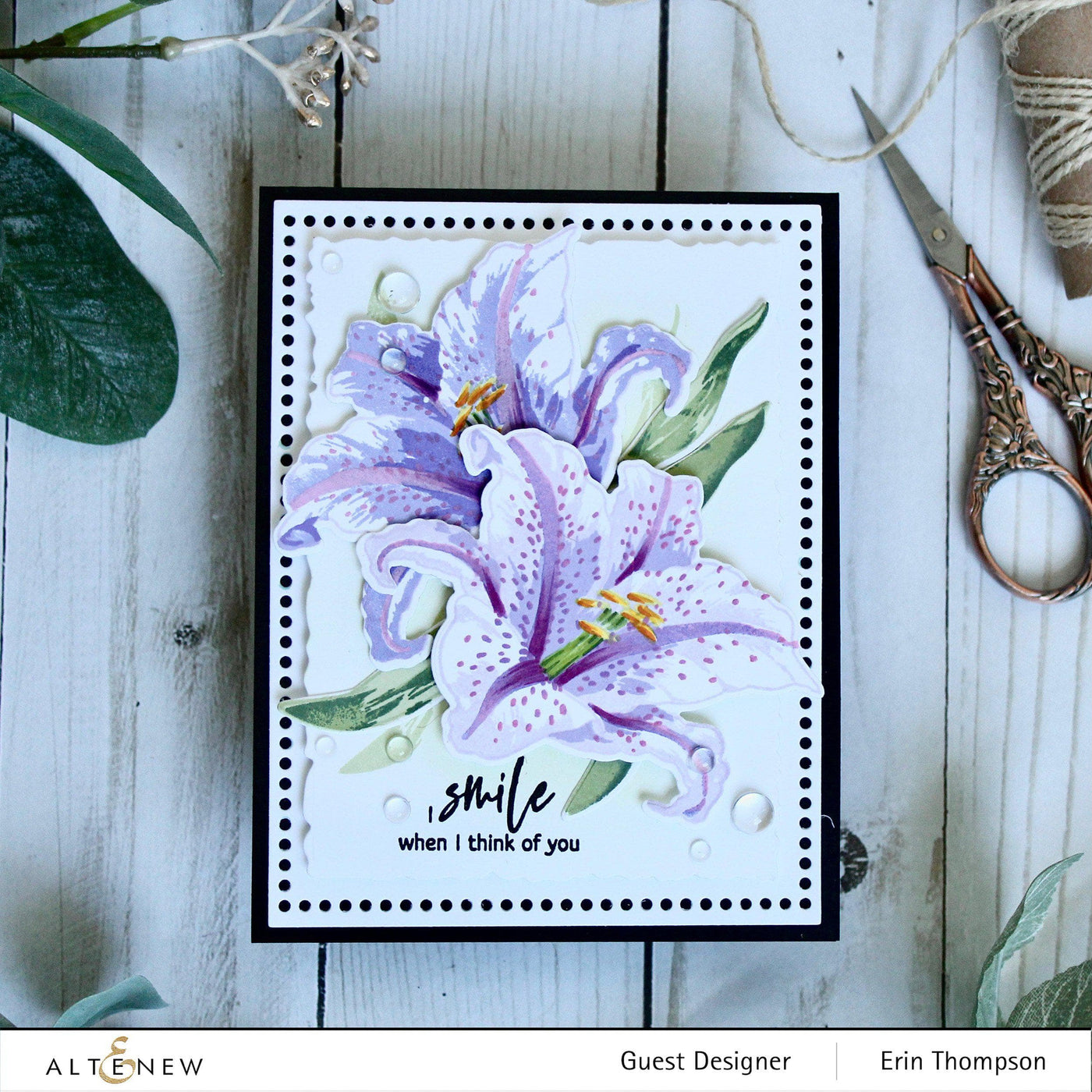 Build-A-Flower Set Build-A-Flower: Queen of the Lilies Layering Stamp & Die Set