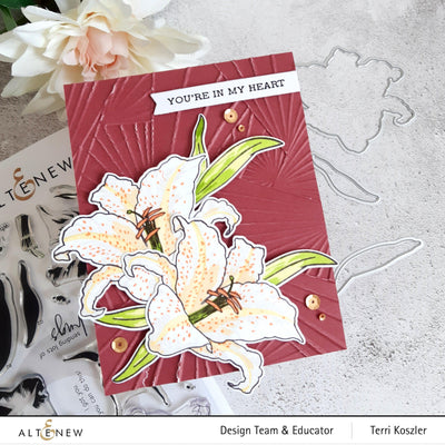 Build-A-Flower Set Build-A-Flower: Queen of the Lilies Layering Stamp & Die Set