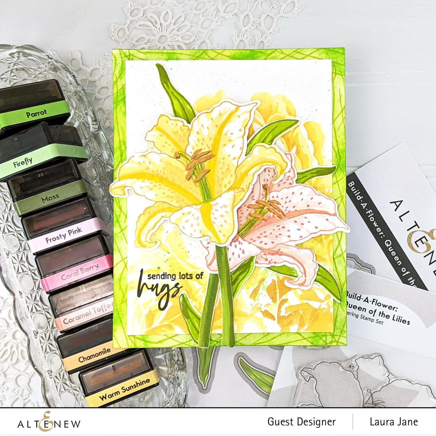 Build-A-Flower Set Build-A-Flower: Queen of the Lilies Layering Stamp & Die Set