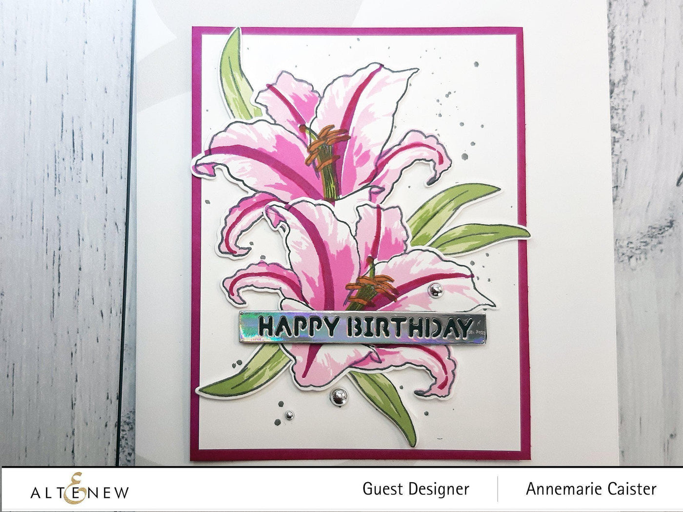 Build-A-Flower Set Build-A-Flower: Queen of the Lilies Layering Stamp & Die Set