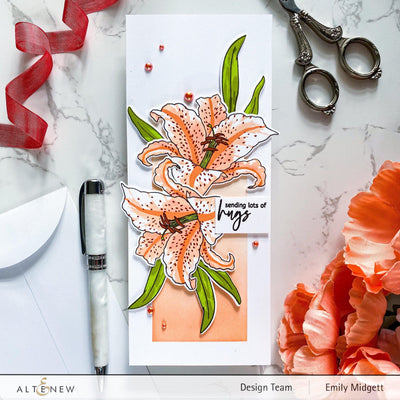 Build-A-Flower Set Build-A-Flower: Queen of the Lilies Layering Stamp & Die Set