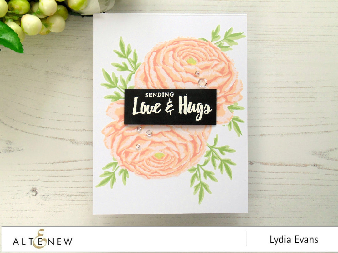 Build-A-Flower Set Build-A-Flower: Ranunculus Layering Stamp & Die Set