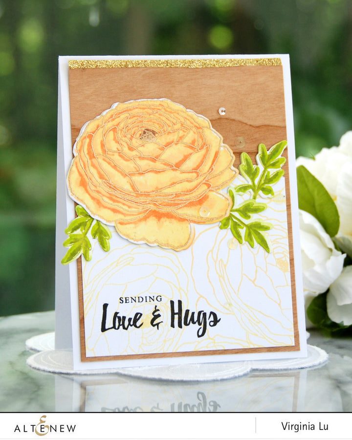 Build-A-Flower Set Build-A-Flower: Ranunculus Layering Stamp & Die Set